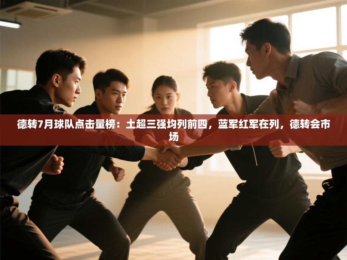 德转7月球队点击量榜：土超三强均列前四，蓝军红军在列，德转会市场